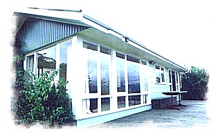 The deck is a great place to sit outside and enjoy the quietness of the West Coast and Moana